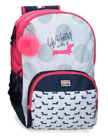 MOCHILA ADAP. 44CM 2C. ROLL ROAD TECKEL