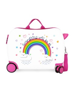 MALETA INFANTIL 50CM. ROLL ROAD ARCOIRIS EVERITHING IS OK