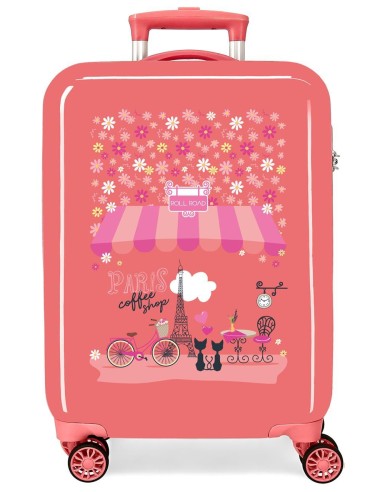 TROLLEY ABS 55CM. 4R. ROLL ROAD COFFE SHOP