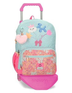 MOCHILA ADAP. 44CM. C/CARRO. ENSO BALLOONS