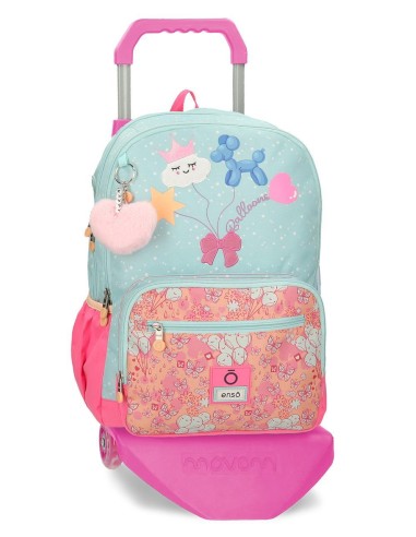 MOCHILA ADAP. 44CM. C/CARRO. ENSO BALLOONS