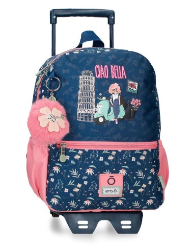 MOCHILA ADAP. 32CM. C/CARRO. ENSO CIAO BELLA
