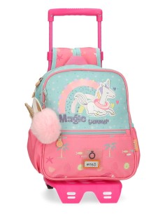 MOCHILA ADAP. 25CM. C/CARRO. ENSO MAGIC SUMMER.