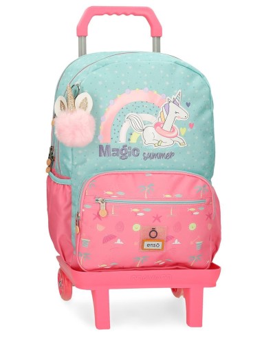 MOCHILA ADAP. 42CM 2C. C/CARRO. ENSO MAGIC SUMMER.