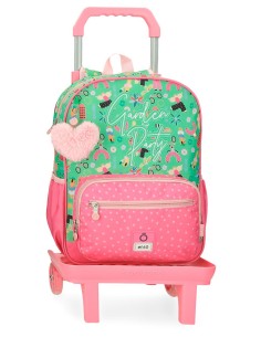 MOCHILA ADAP. 38CM. C/CARRO. ENSO GARDEN PARTY.