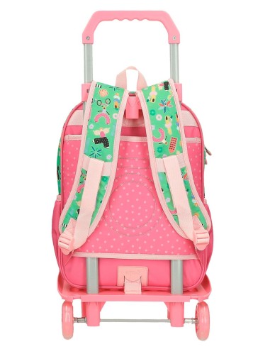 MOCHILA ADAP. 38CM. C/CARRO. ENSO GARDEN PARTY.
