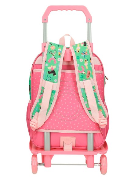MOCHILA ADAP. 38CM. C/CARRO. ENSO GARDEN PARTY.