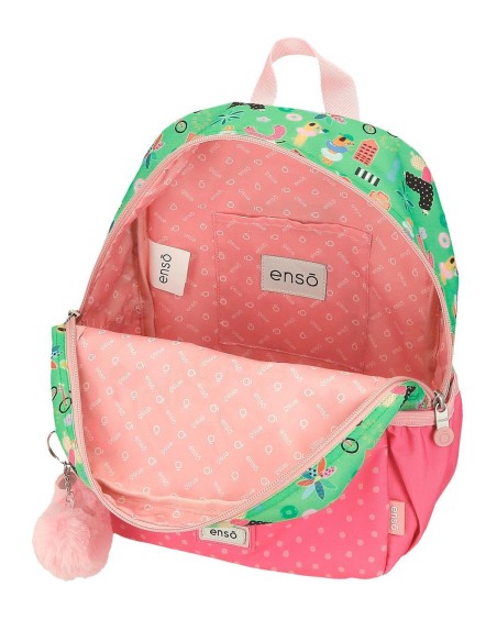 MOCHILA ADAP. 32CM. C/CARRO. ENSO GARDEN PARTY.