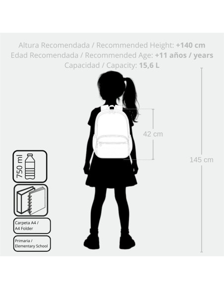 MOCHILA 42CM 2C. ENSO GARDEN PARTY