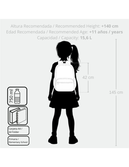 MOCHILA ADAP. 42CM 2C. ENSO GARDEN PARTY
