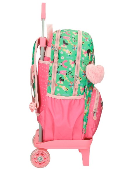 MOCHILA ADAP. 42CM 2C. C/CARRO. ENSO GARDEN PARTY.