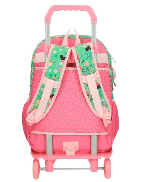 MOCHILA ADAP. 42CM 2C. C/CARRO. ENSO GARDEN PARTY.