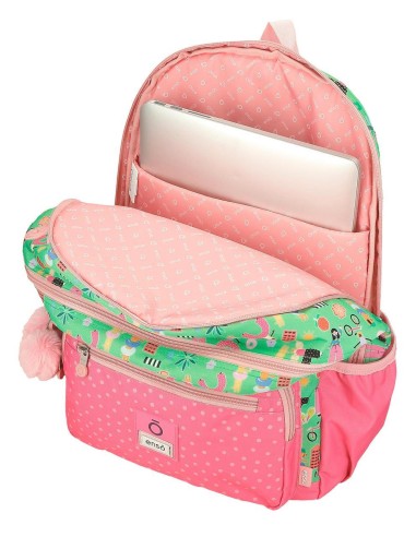 MOCHILA ADAP. 42CM 2C. C/CARRO. ENSO GARDEN PARTY.