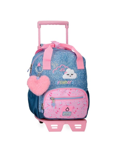 MOCHILA ADAP. 28CM. C/CARRO. ENSO DREAMERS