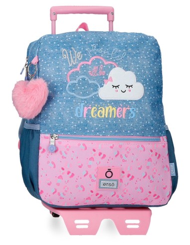 MOCHILA ADAP. 32CM. C/CARRO. ENSO DREAMERS