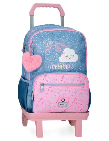 MOCHILA ADAP. 44CM. C/CARRO. ENSO DREAMERS