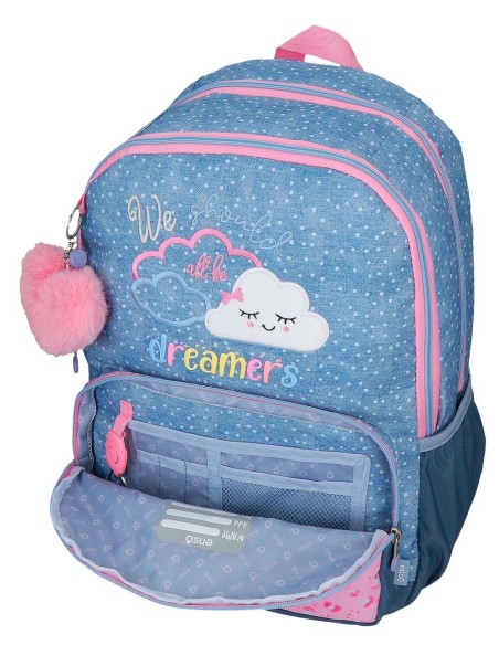 MOCHILA ADAP. 44CM. C/CARRO. ENSO DREAMERS