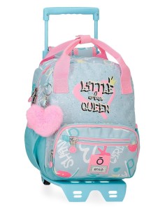 MOCHILA ADAP. 28CM. C/CARRO. ENSO LITTLE URBAN QUEEN