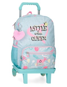 MOCHILA ADAP. 42CM 2C. C/CARRO. ENSO LITTLE URBAN QUEEN